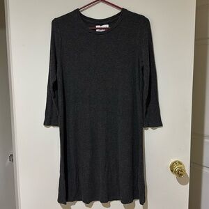 Velvet by Graham &Spencer for Anthropologie shirt long sleeve dress gray XS